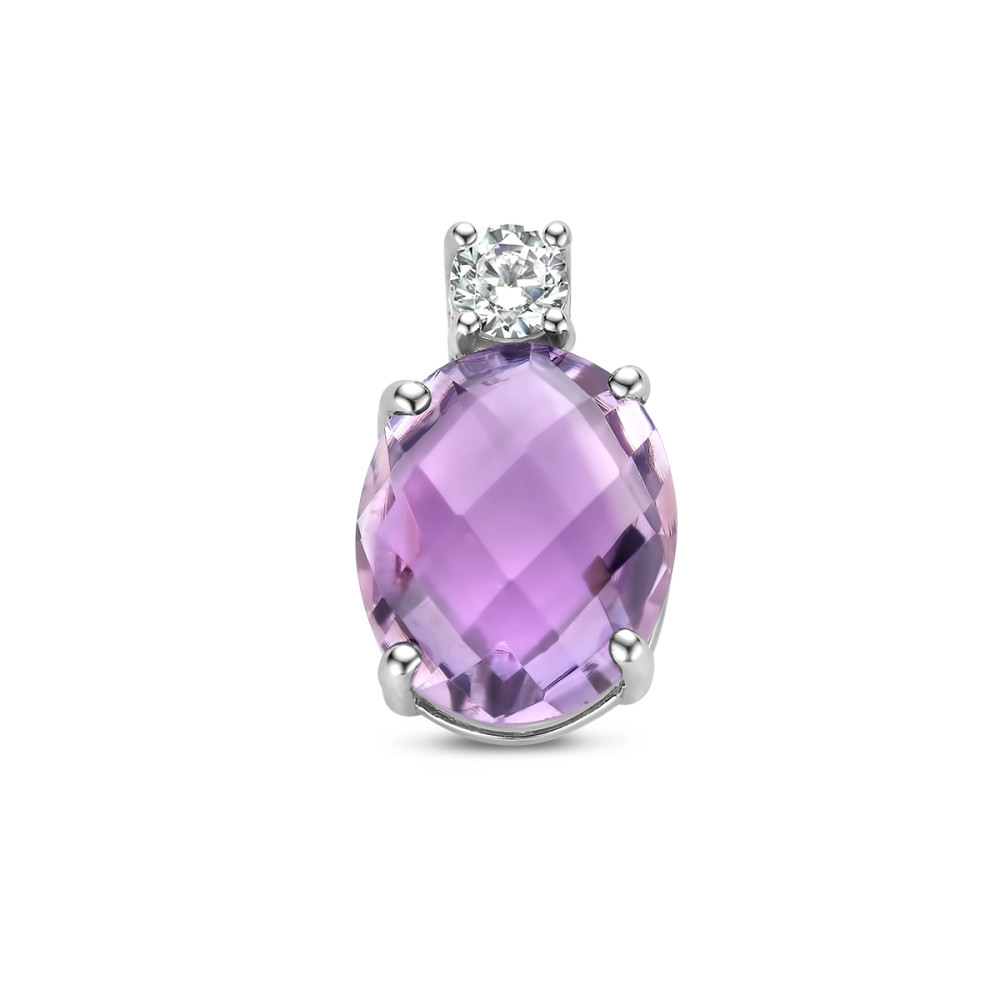 zilveren-ovale-hanger-met-paarse-amethist-en-zirkonia-8-mm-breed-hoogte-13-mm