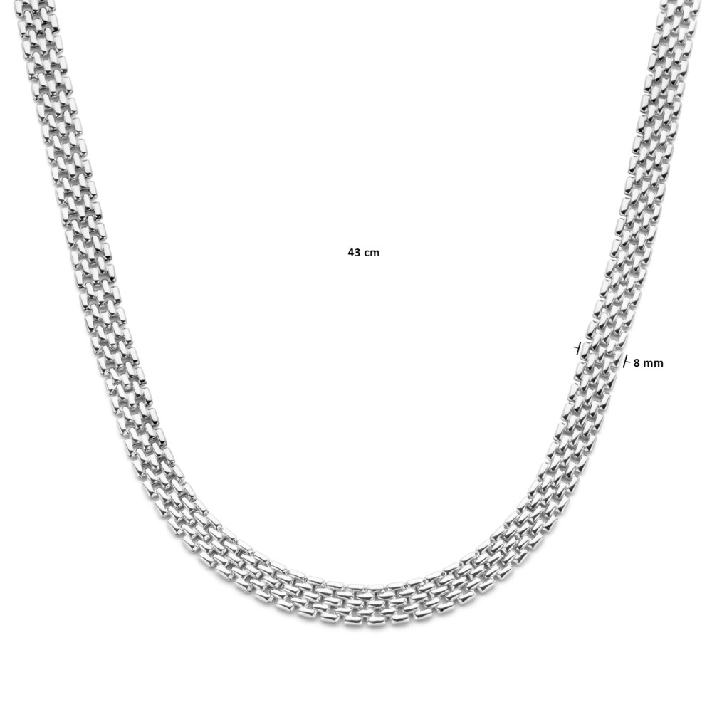 zilveren-panter-schakelketting-8-mm-breed-lengte-43-cm