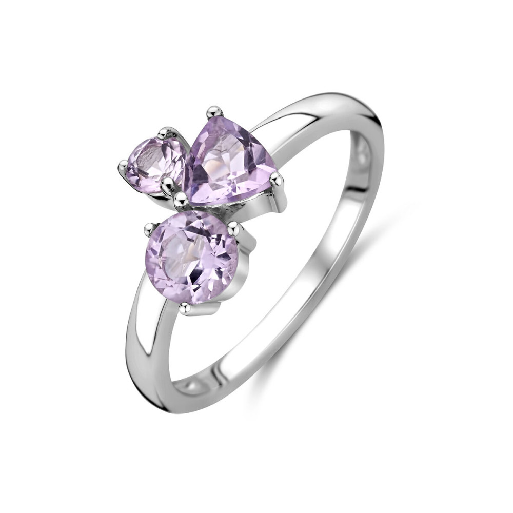 zilveren-ring-met-paarse-amethist-in-speelse-vormen