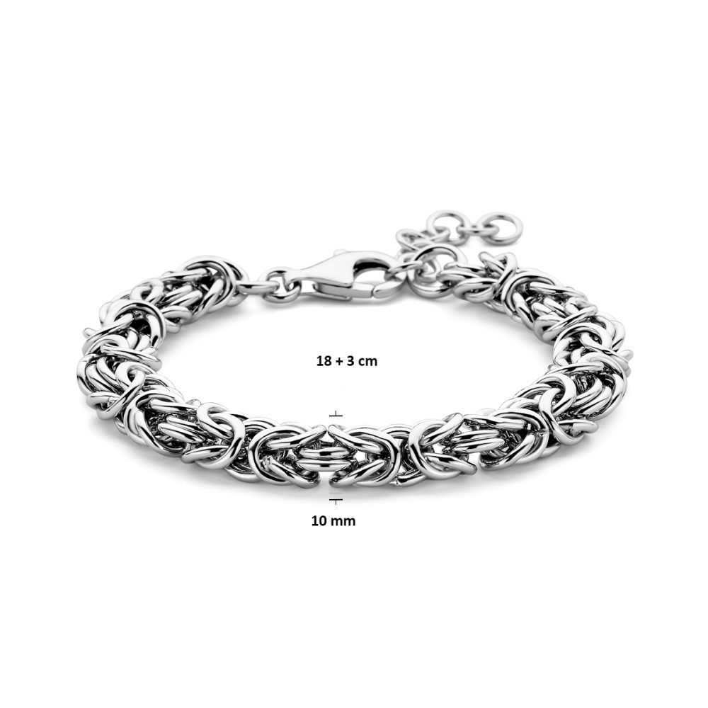 zilveren-schakelarmband-met-brede-koningsschakel-10-mm