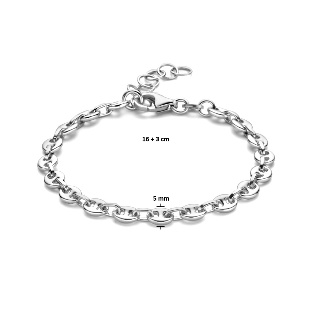 zilveren-schakelarmband-met-koffieboonpatroon-5-mm-breed