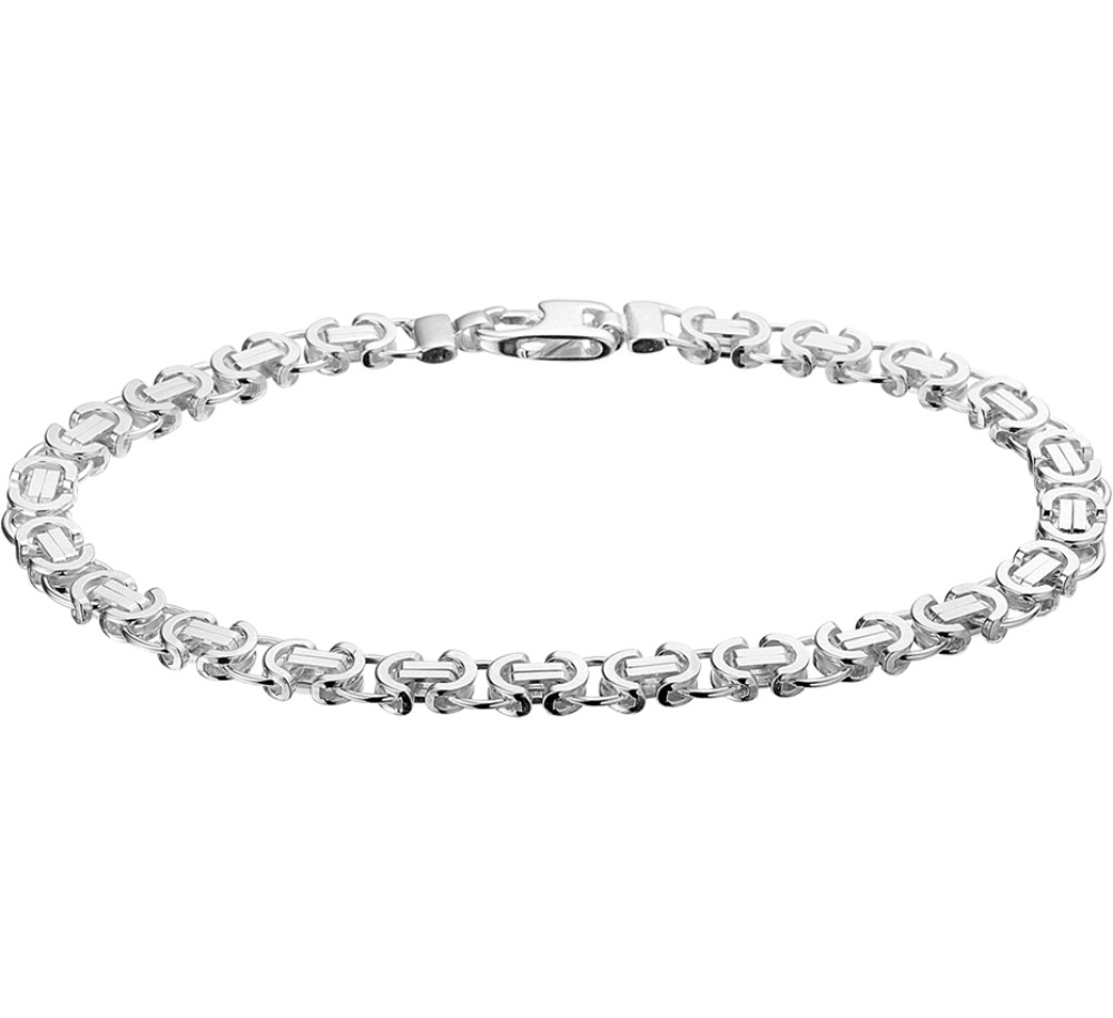 zilveren-schakelarmband-met-koningsschakelpatroon