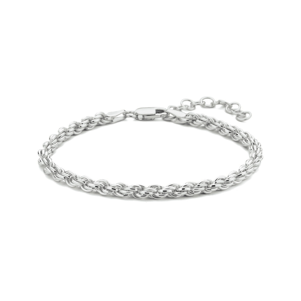 zilveren-schakelarmband-met-vlechtpatroon-en-verstelbare-sluiting