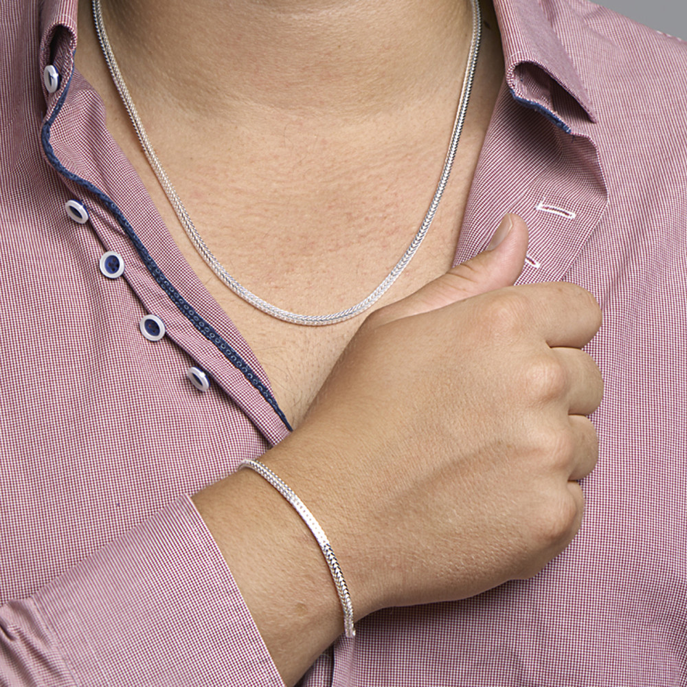 zilveren-vossenstaart-schakelarmband-2-5-mm