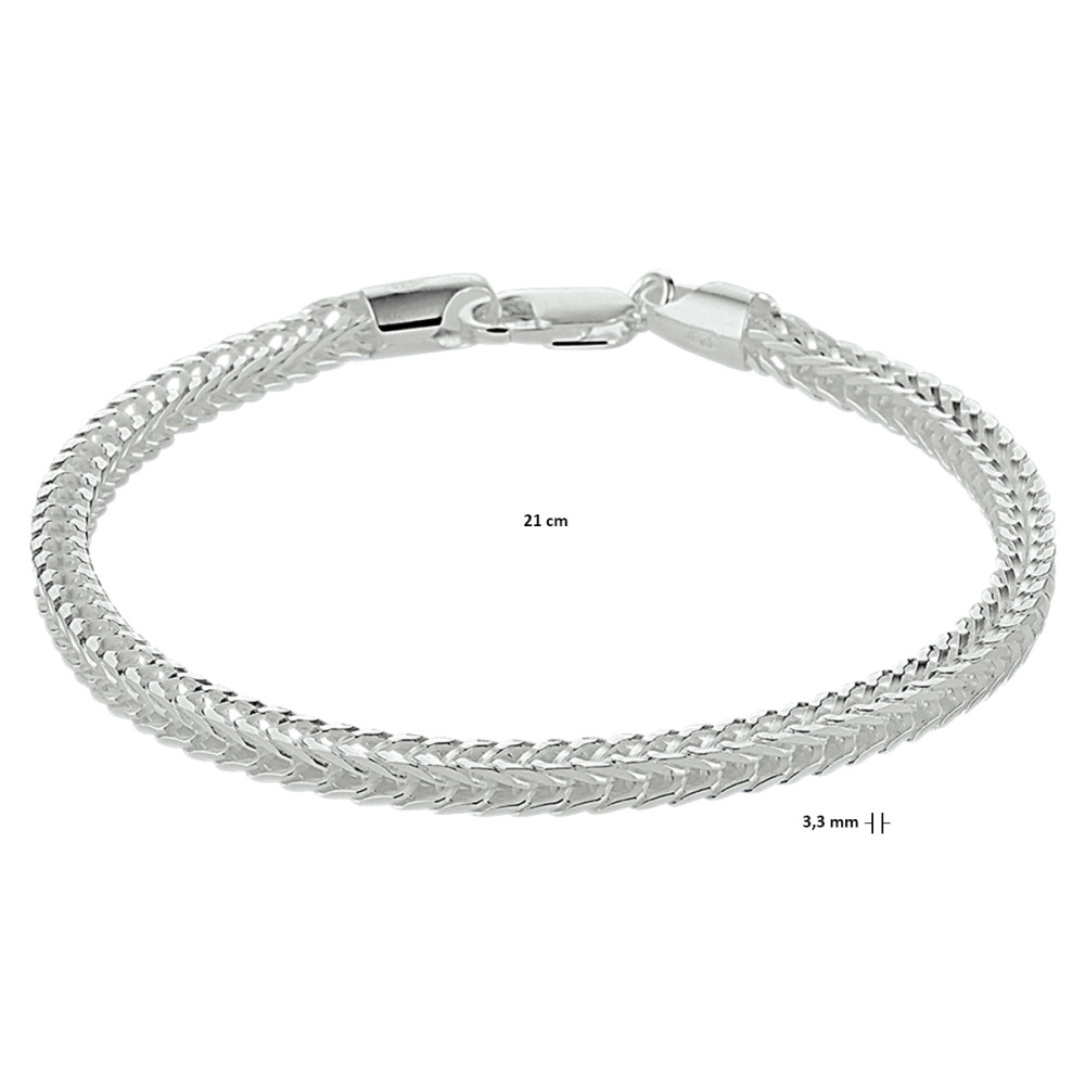 zilveren-vossenstaart-schakelarmband-3-3-mm