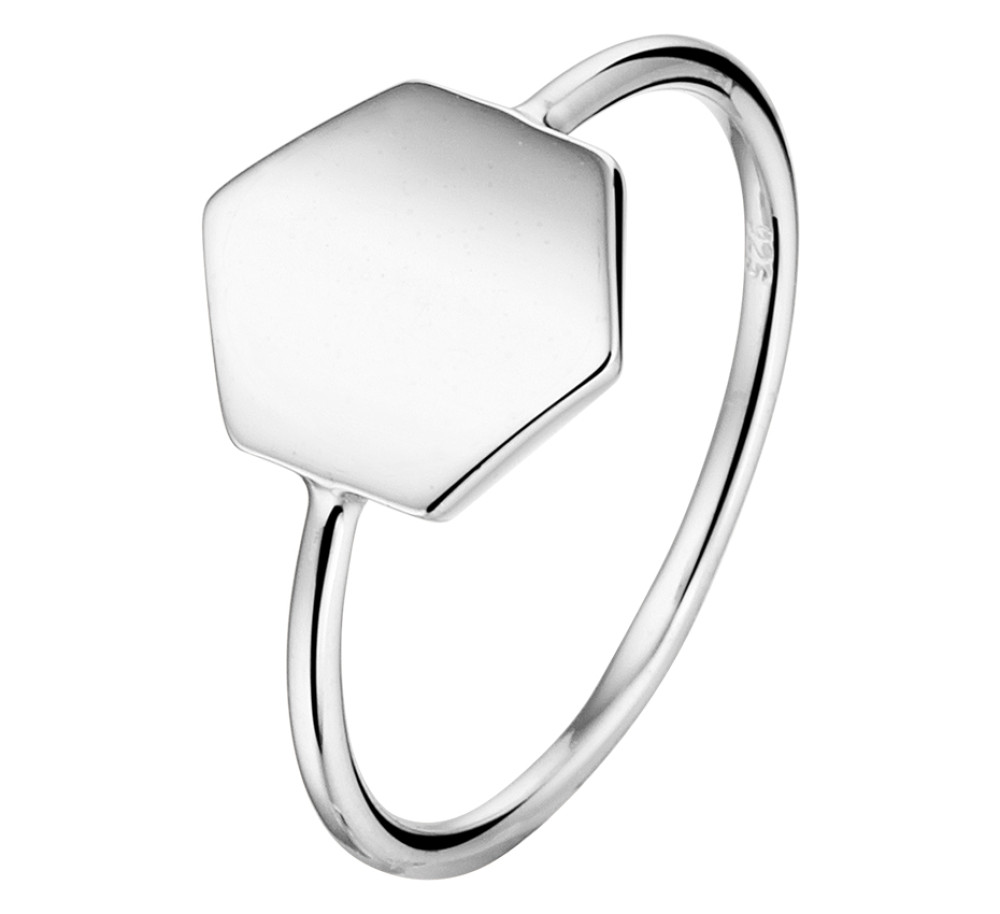 zilveren-zeshoekige-zegelring-met-gerhodineerde-afwerking