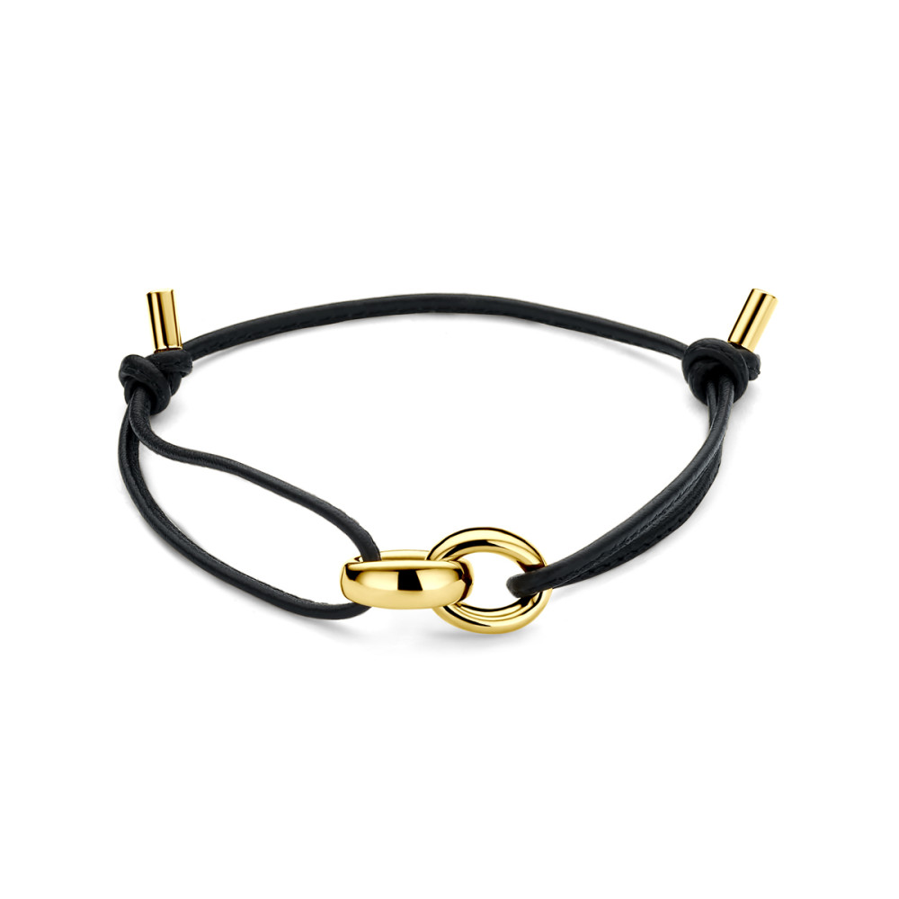 zwart-leren-armband-18-karaat-gouden-ovale-schakels-10-mm-breedte-lengte-15-26-cm