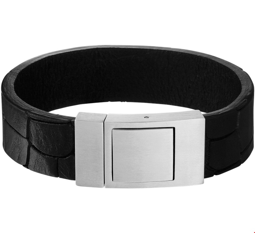 zwarte-leren-slavenarmband-met-moderne-vierkante-sluiting