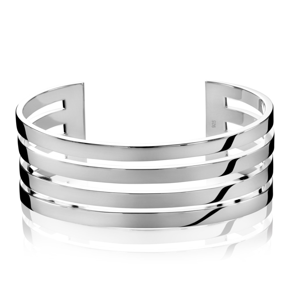 zinzi-x-mart-visser-mva1-klemarmband-zilver-4-banen-glanzend-24-mm-breedte-diameter-64-mm