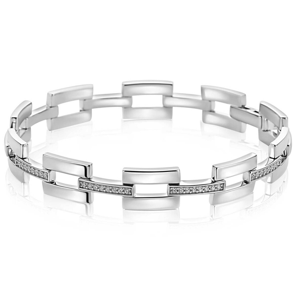 zinzi-x-mart-visser-mva27-rechthoekige-schakelarmband-zilver-925-zirkonia-9-mm-breedte-lengte-19-cm