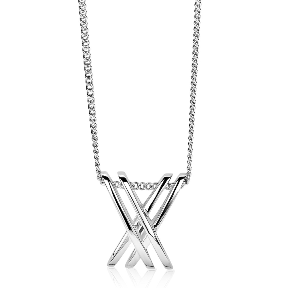 zinzi-x-mart-visser-mvc12-zilveren-ketting-gourmet-glanzend-lengte-45-cm