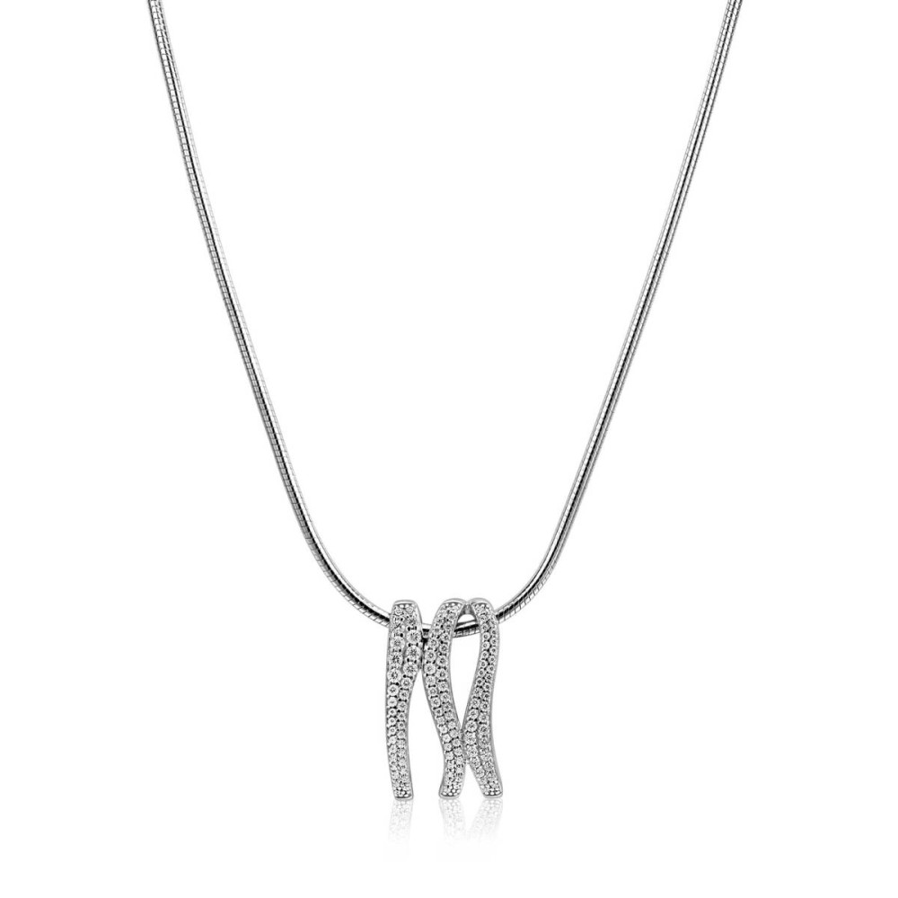 zinzi-x-mart-visser-mvc26-slang-ketting-zilver-zirkonia-12-mm-breedte-lengte-42-45-cm