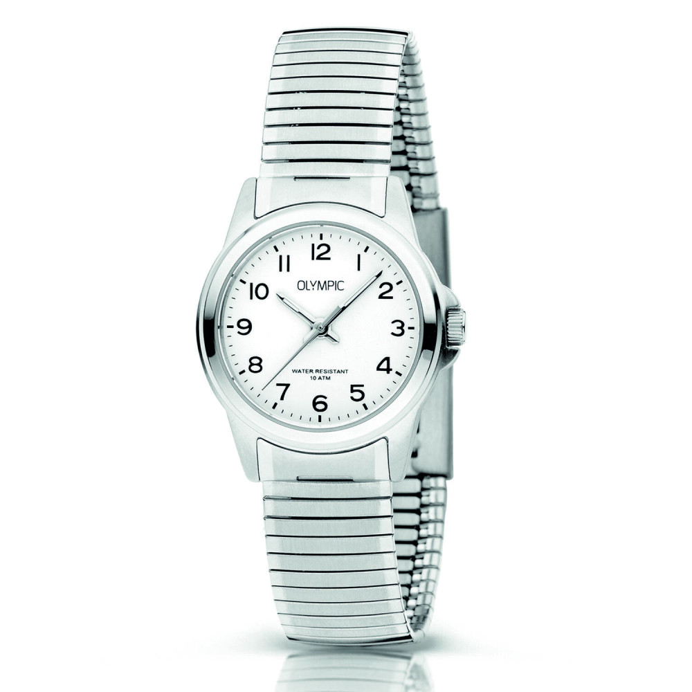 olympic-charlie-ol26dss143-tijdloos-dameshorloge-met-witte-wijzerplaat-en-rekband-diameter-29-mm