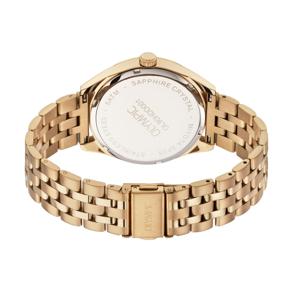 olympic-daily-classic-ol90hdd001-horloge-goudkleurige-kast-witte-wijzerplaat-o-40-mm
