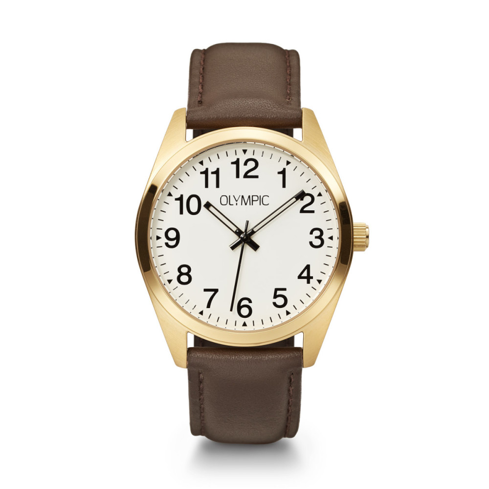 olympic-marcel-ol89hdl006-herenhorloge-goudkleurig-bruin-zwarte-cijfers-o-38-mm