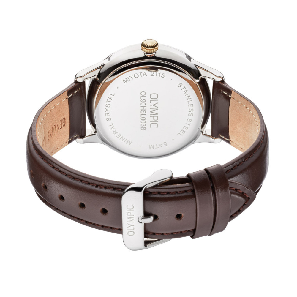 olympic-theo-ol90hsl003b-herenhorloge-bruin-leer-zilverkleurig-staal-datum-o-40-mm