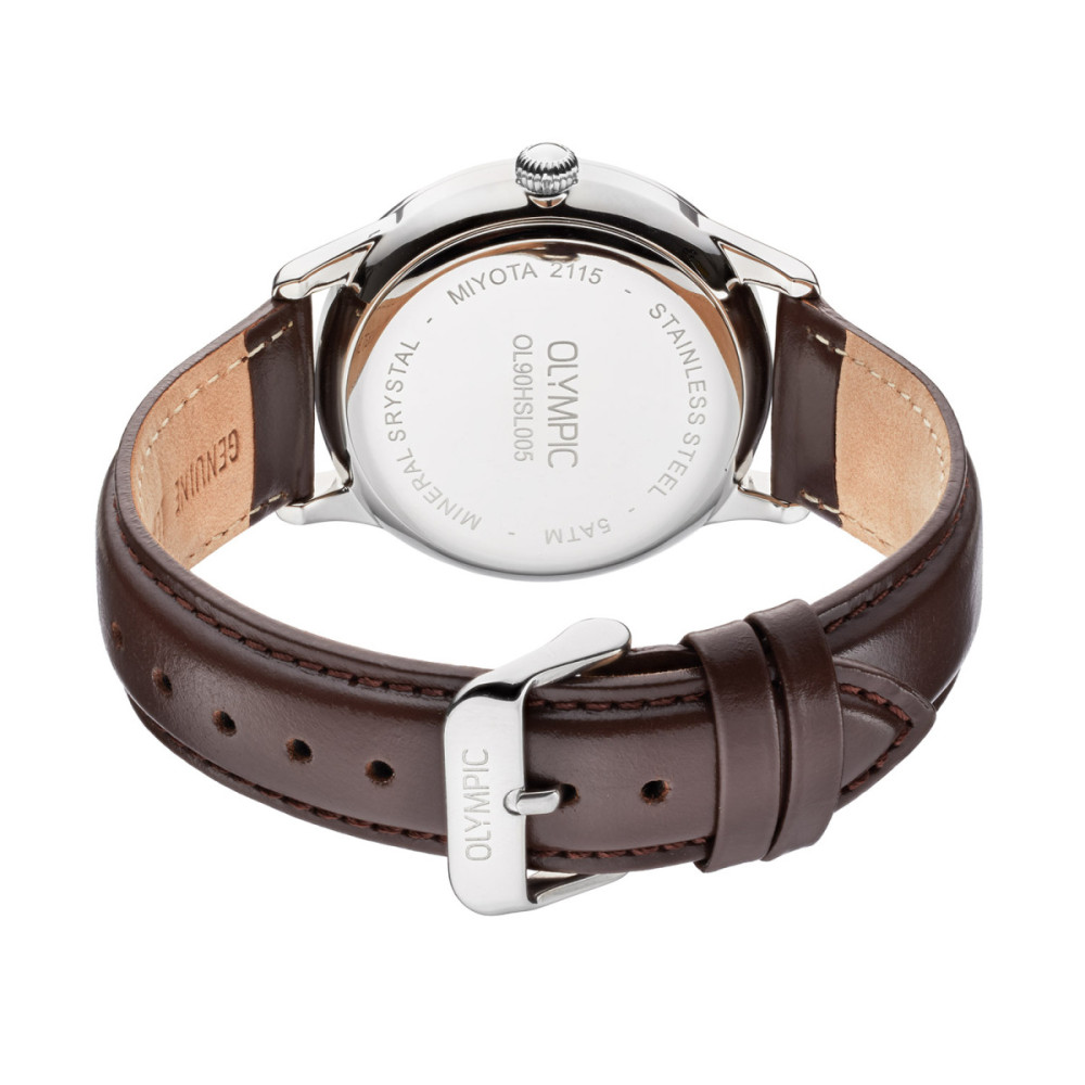 olympic-theo-ol90hsl005-herenhorloge-bruin-leer-zilverkleurige-kast-datum-o-40-mm