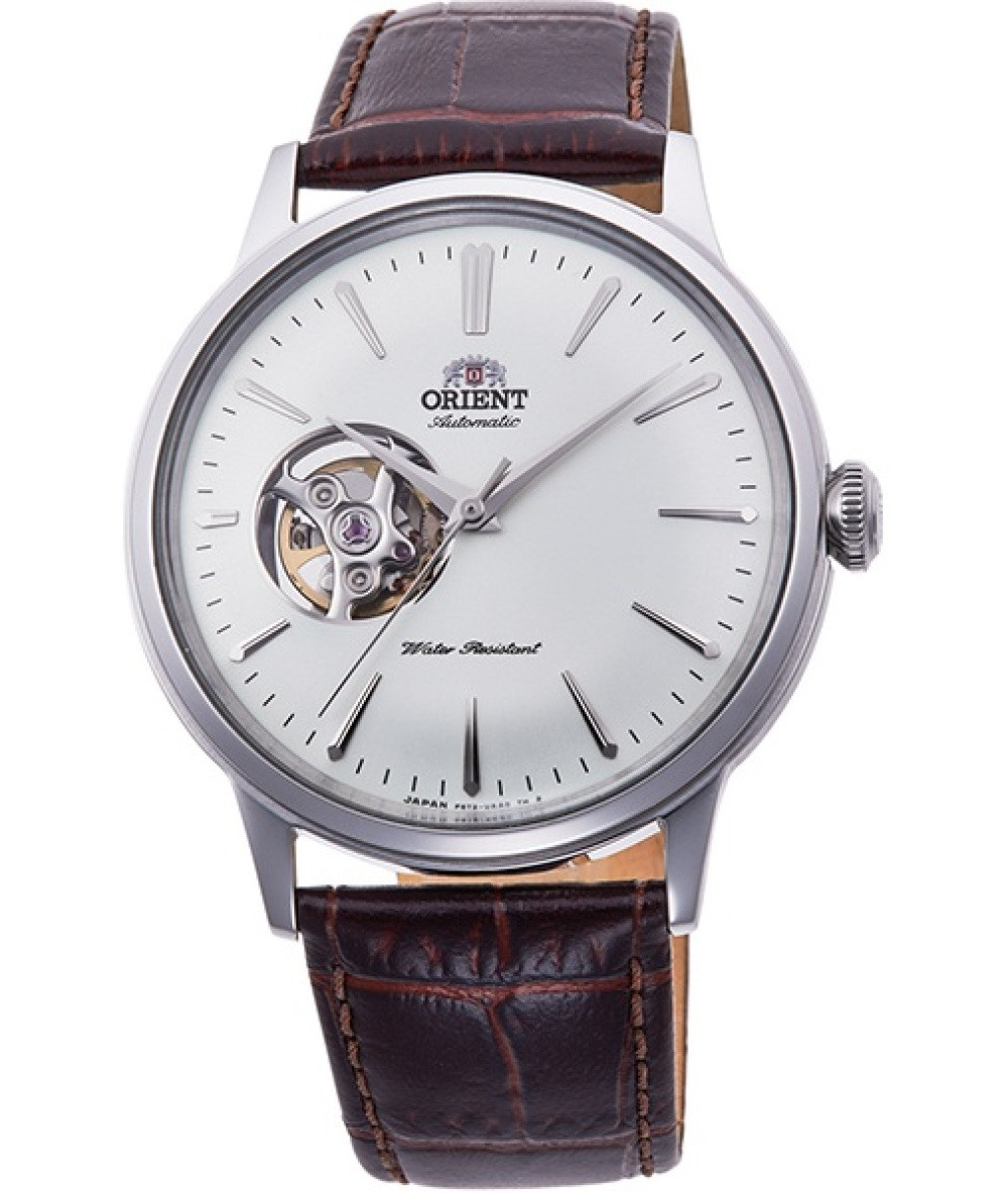 orient-open-heart-ra-ag0002s30b-horloge-automaat-staal-leder-zilverkleurig-bruin-41-mm