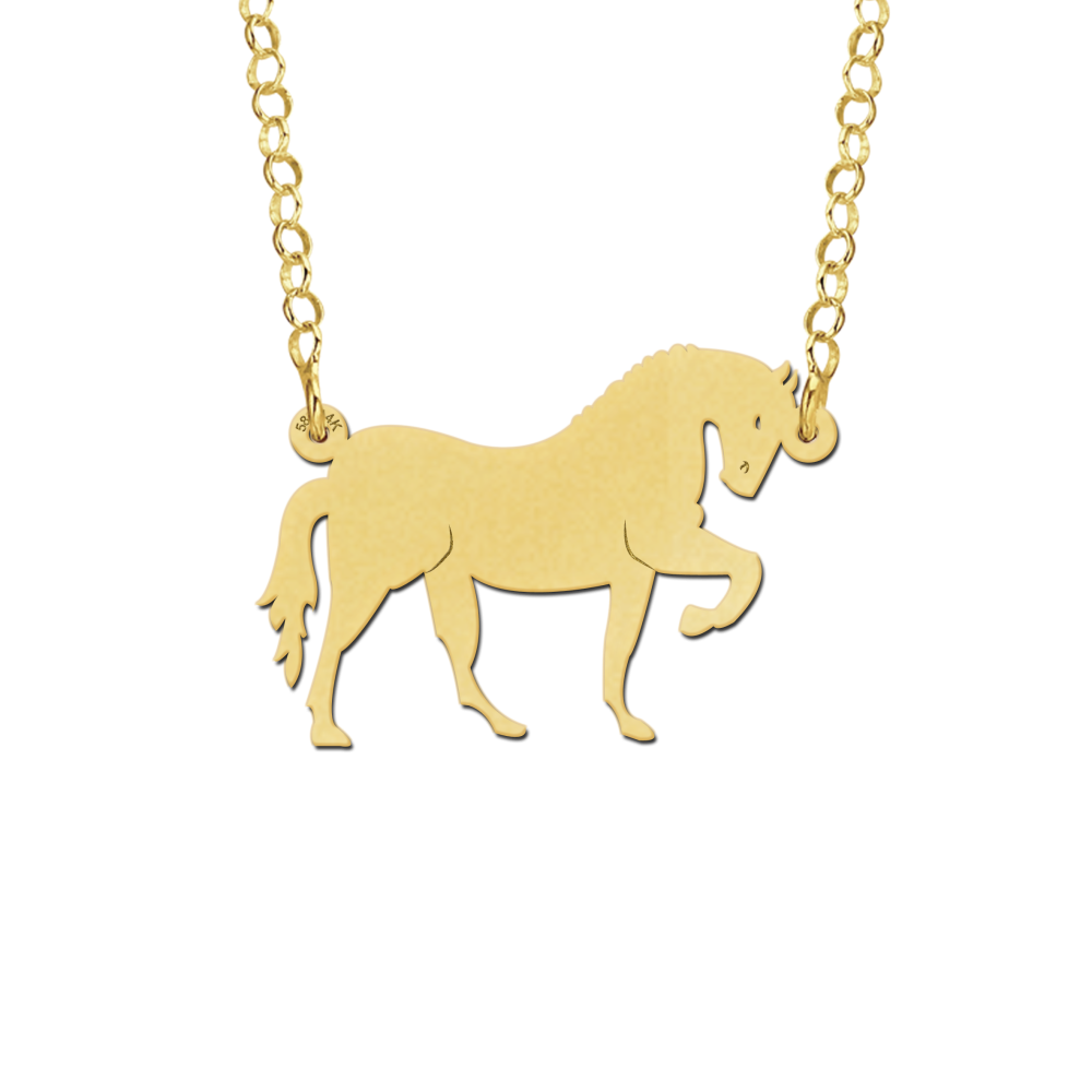 14-karaat-gouden-ketting-met-paarden-hanger-lengte-42-cm
