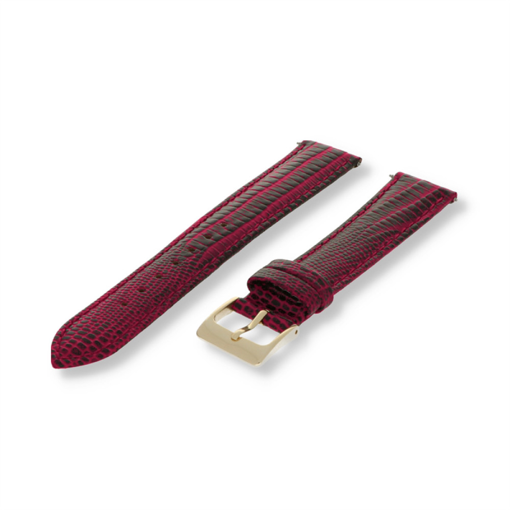 pex-px11-315bo12g-horlogeband-rood-zwart-hagedispatroon-goudkleurige-gesp-leer-12-mm-breed