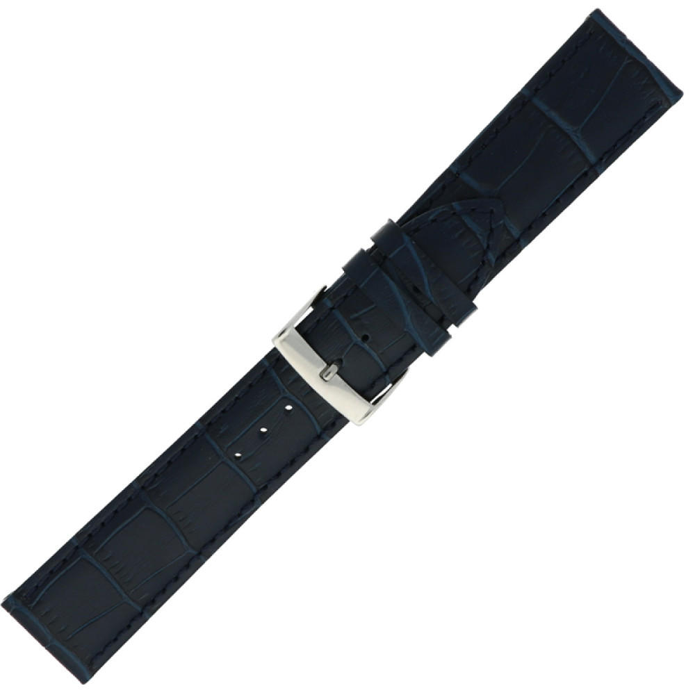 pex-px12-311mb-horlogeband-kroko-patroon-donkerblauw-leer-zilverkleurige-gesp