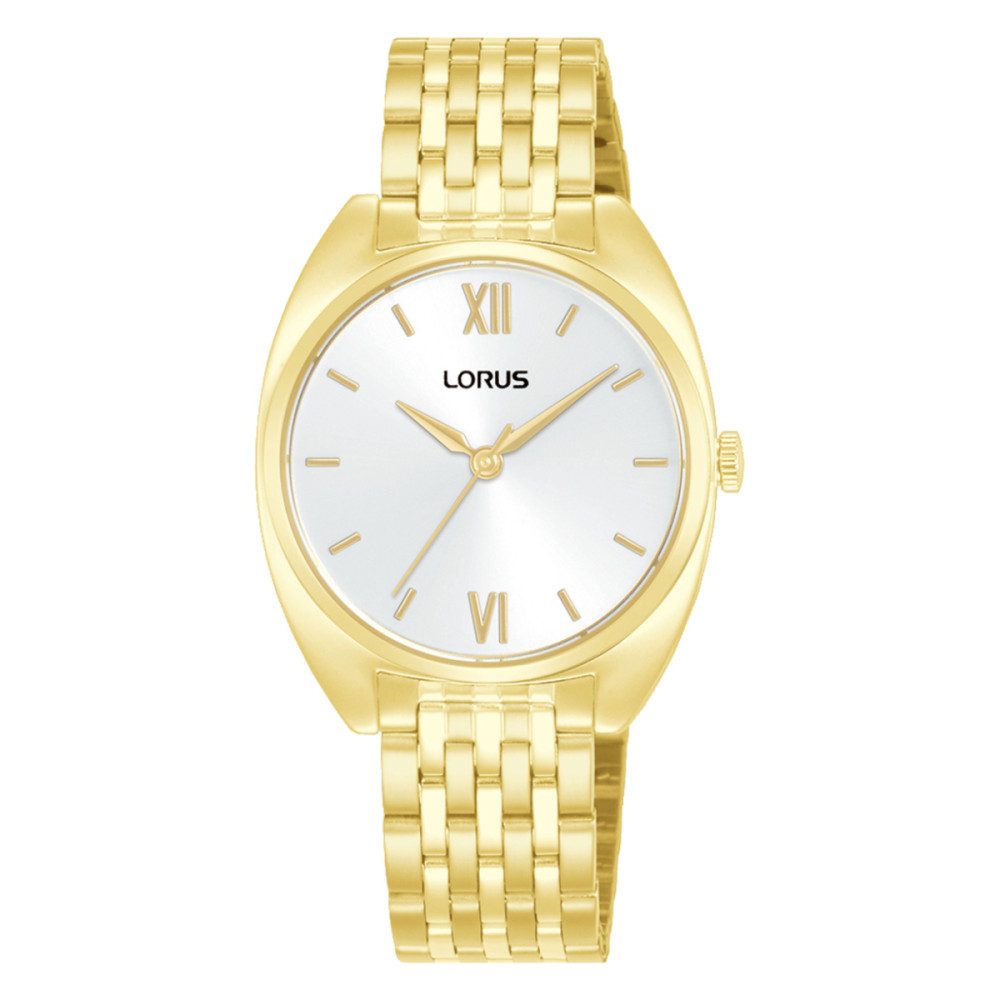 lorus-rh846cx9-dameshorloge-goudkleurige-stalen-schakels-zilverkleurige-wijzerplaat-o-30-mm