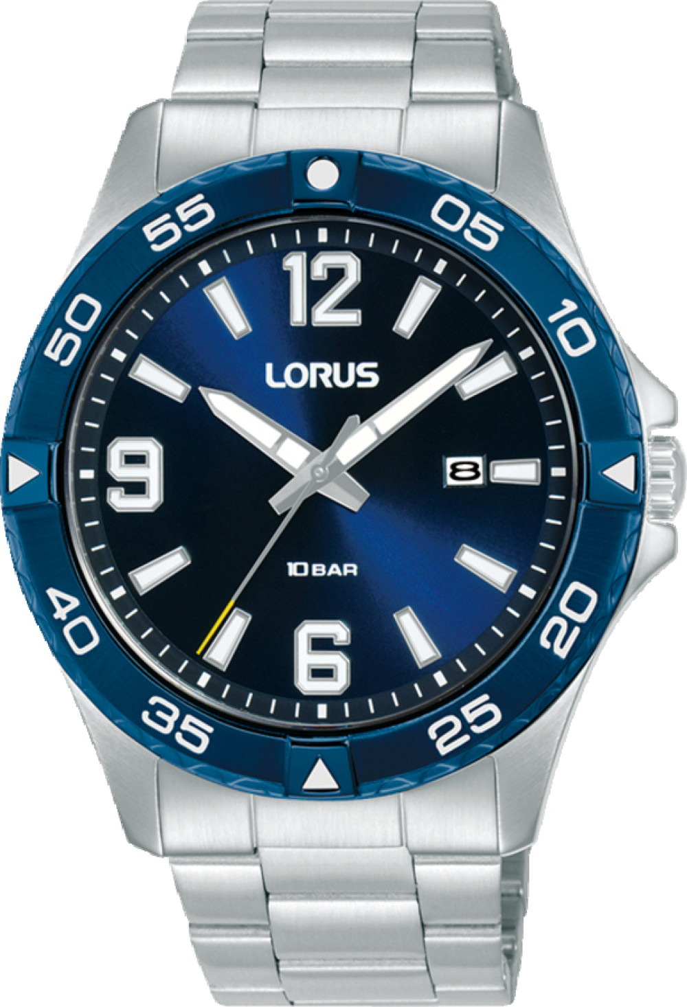 lorus-rh989qx9-herenhorloge-quartz-staal-zilverkleurig-blauw-42-mm