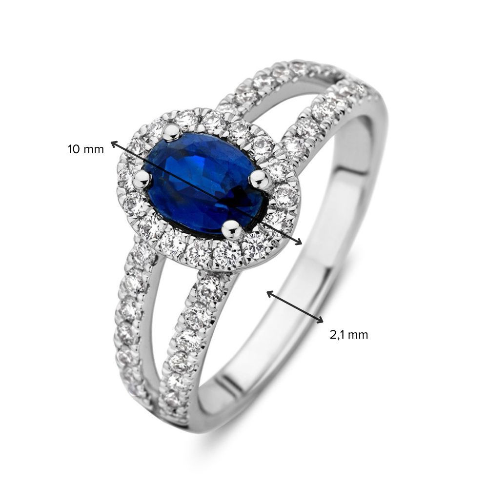 ovale-entourage-ring-van-14-karaat-witgoud-met-blauwe-saffier-en-diamanten-2-banen