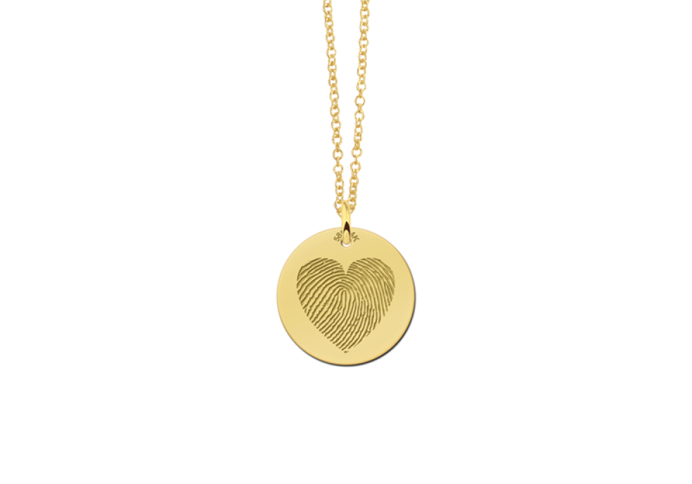 names4ever-gouden-hanger-met-hartjes-vingerafdruk-diameter-16-mm