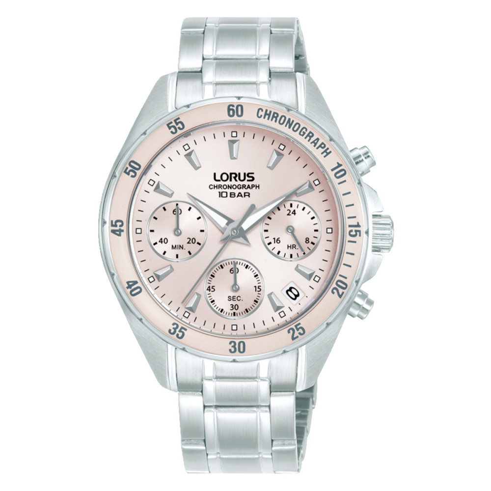 lorus-rt355lx9-dameshorloge-chronograaf-zilverkleurige-schakelband-roze-wijzerplaat-o-36-mm