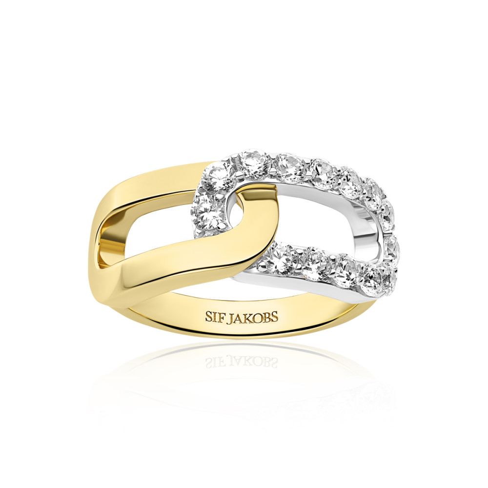 sif-jakobs-capizzi-sj-r42238-cz-2yg-ring-gold-plated-zirkonia-glanzend-9-5-mm-breedte