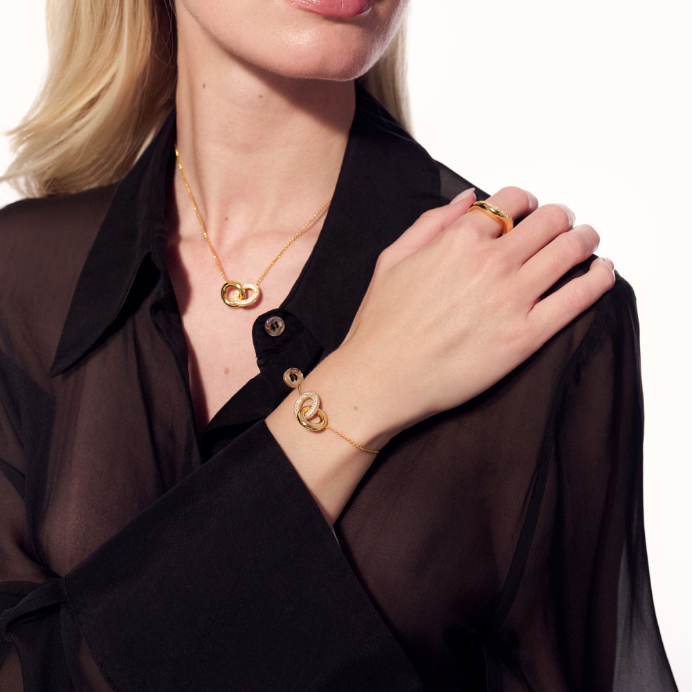 sif-jakobs-carrara-sj-b2477-cz-yg-armband-cirkels-zilver-zirkonia-goudkleurig-transparant-145-mm-max-18-cm