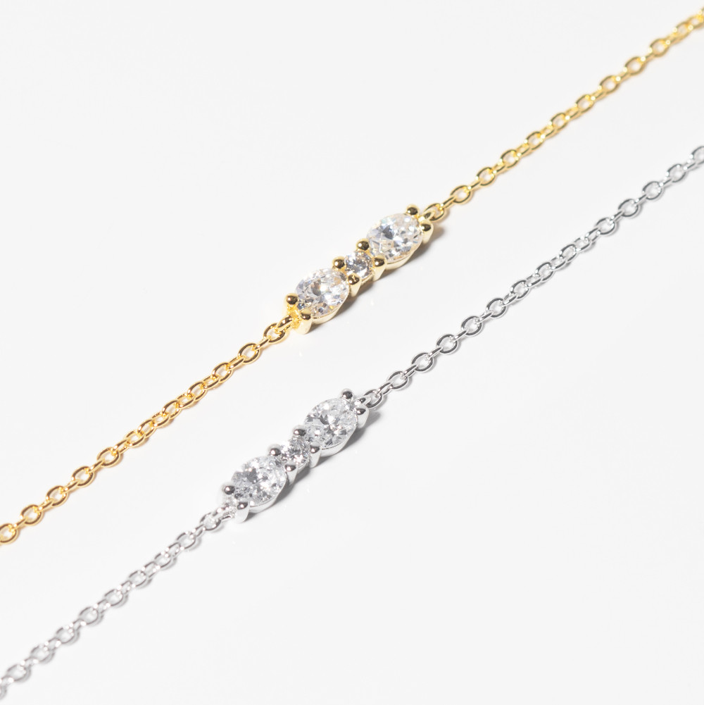 sif-jakobs-ellera-ovale-sj-b2418-cz-yg-armband-zilver-zirkonia-goudkleurig-transparant-4-mm-max-19-cm