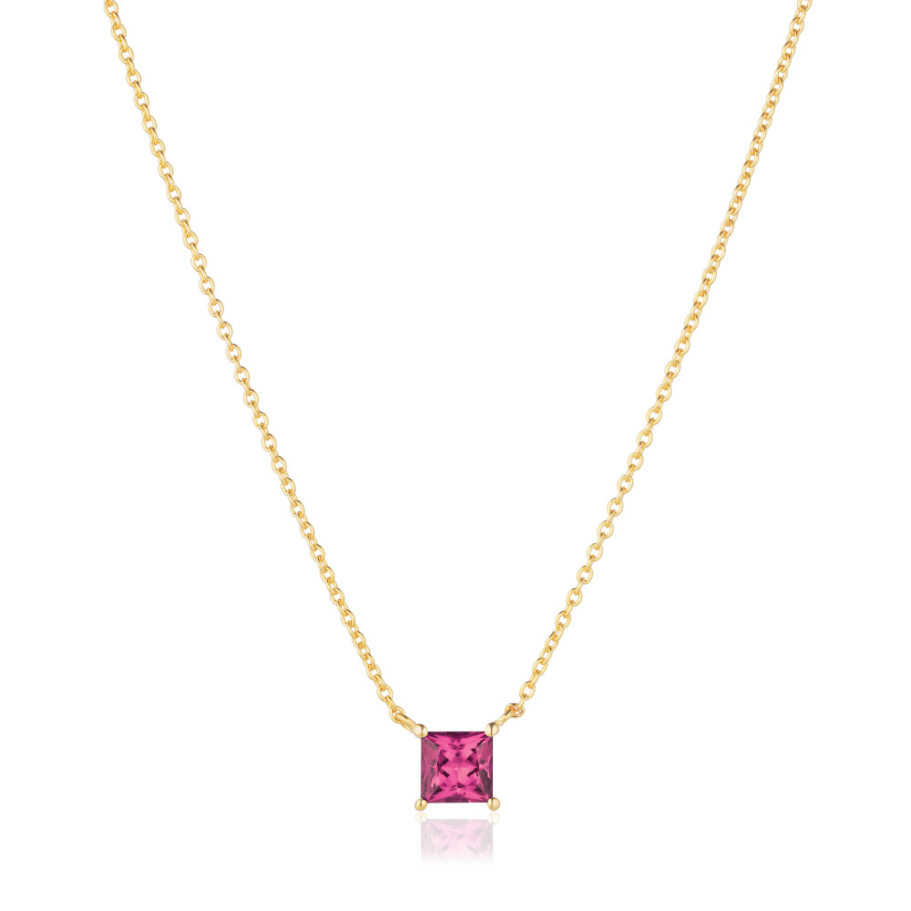 sif-jakobs-ellera-sj-n42279-pkcz-yg-ketting-gold-plated-roze-zirkonia-6-mm-breedte-lengte-45-cm