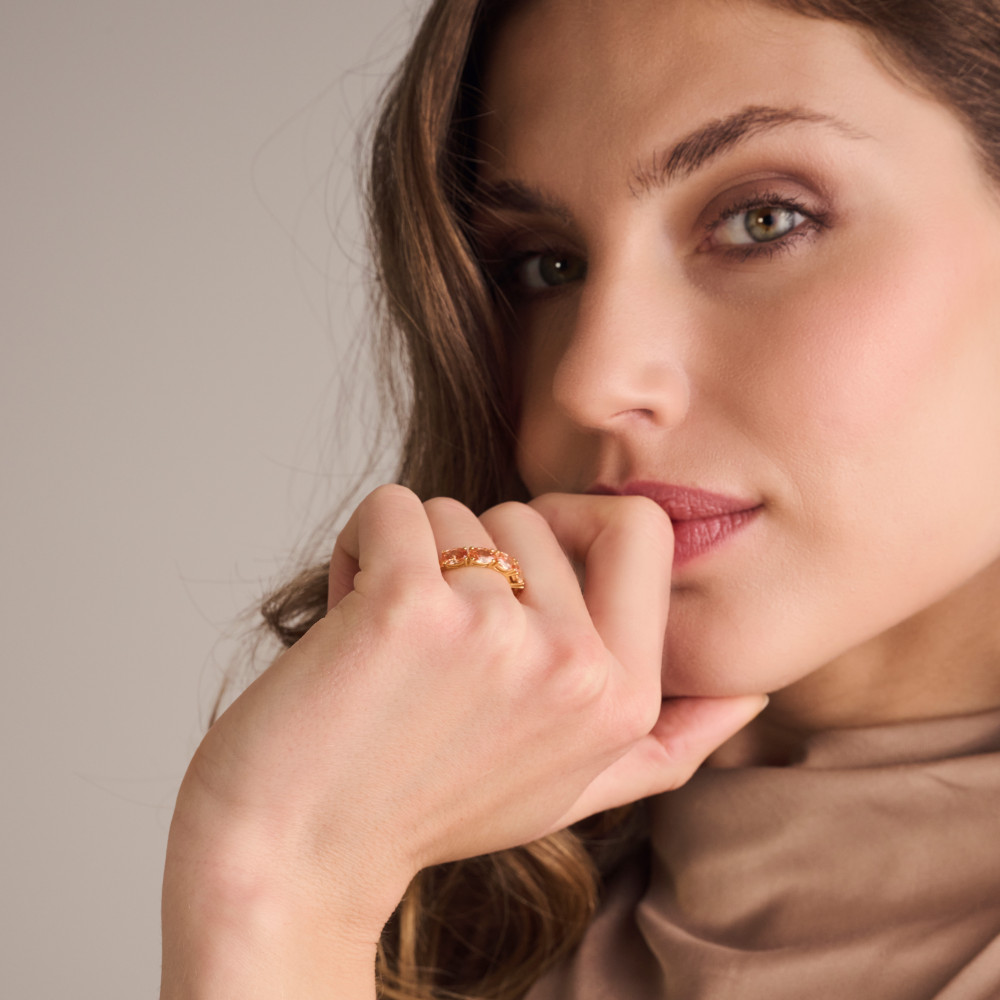 sif-jakobs-ellisse-sj-r2341-chcz-yg-ring-gold-plated-zirkonia-ovaal-oranje