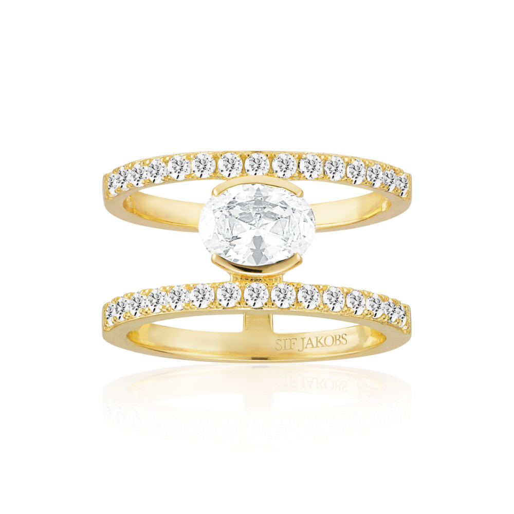 sif-jakobs-ellisse-sj-r2358-cz-yg-ring-gold-plated-zirkonia-goudkleurig-11-mm-breedte