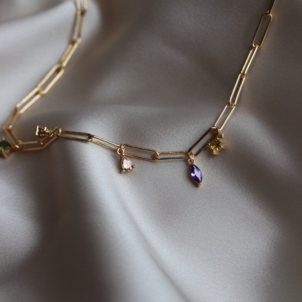 sif-jakobs-rimini-sj-n22122-xcz-sg-gouden-paperclip-ketting-met-hanger-en-zirkonia-op-zilver