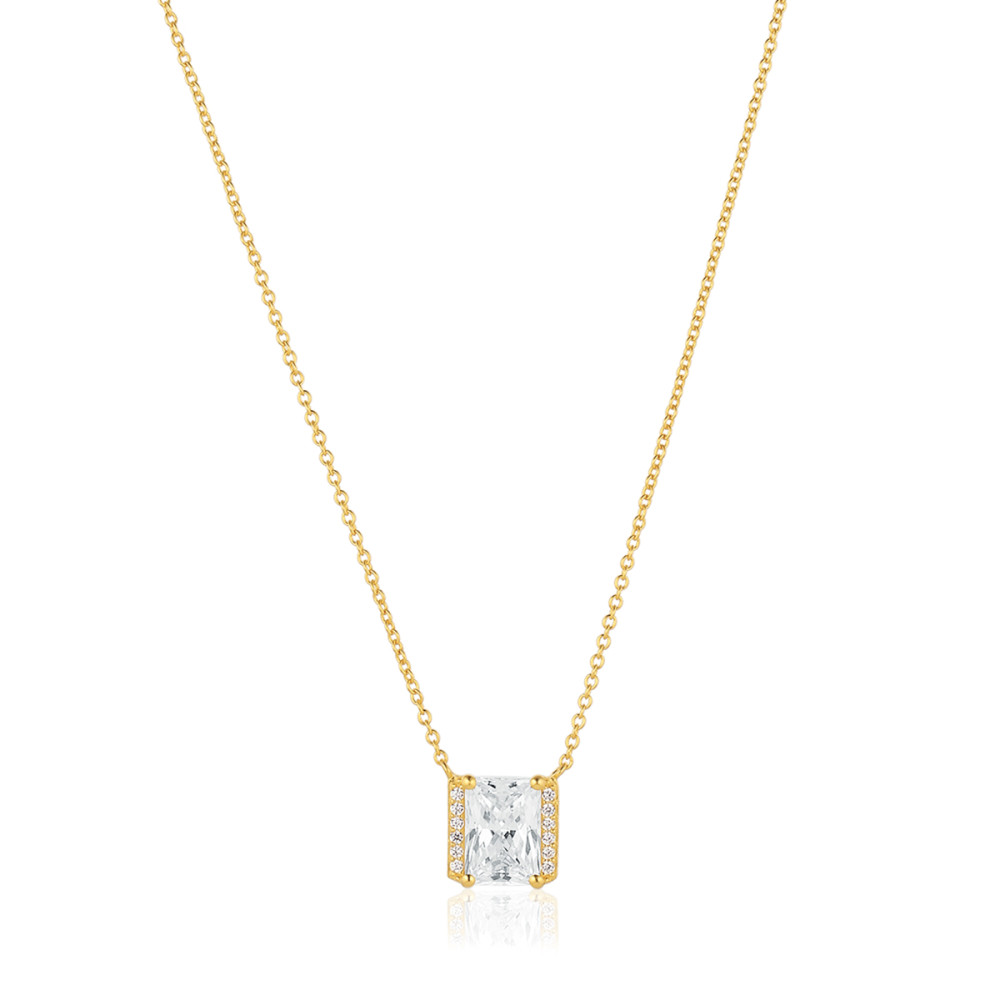 sif-jakobs-roccanova-sj-n42276-cz-yg-ketting-met-hanger-gold-plated-zirkonia-95-mm-breedte-lengte-45-cm