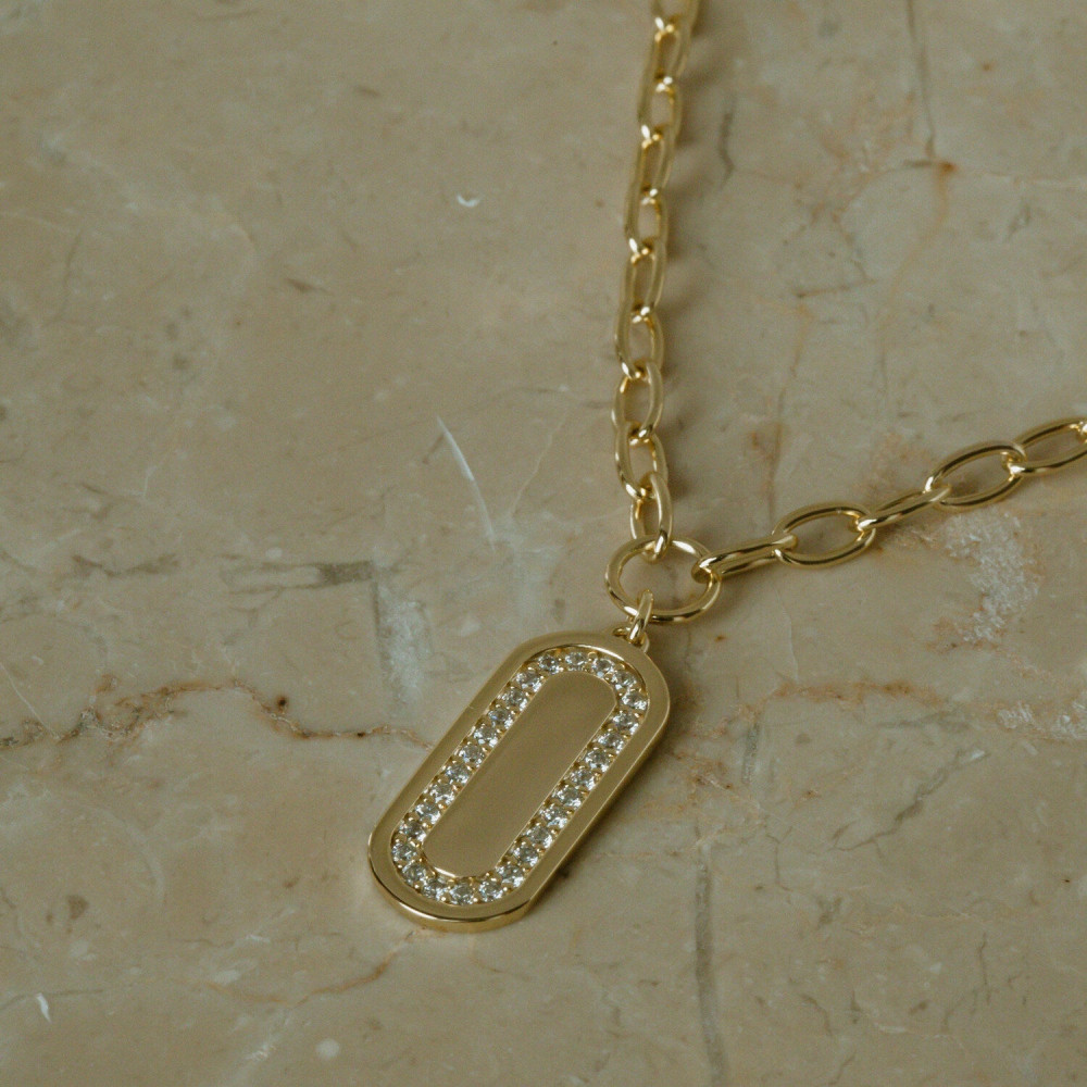 sif-jakobs-sj-n42231-cz-yg-ovale-ketting-met-hanger-goud-op-zilver-en-zirkonia