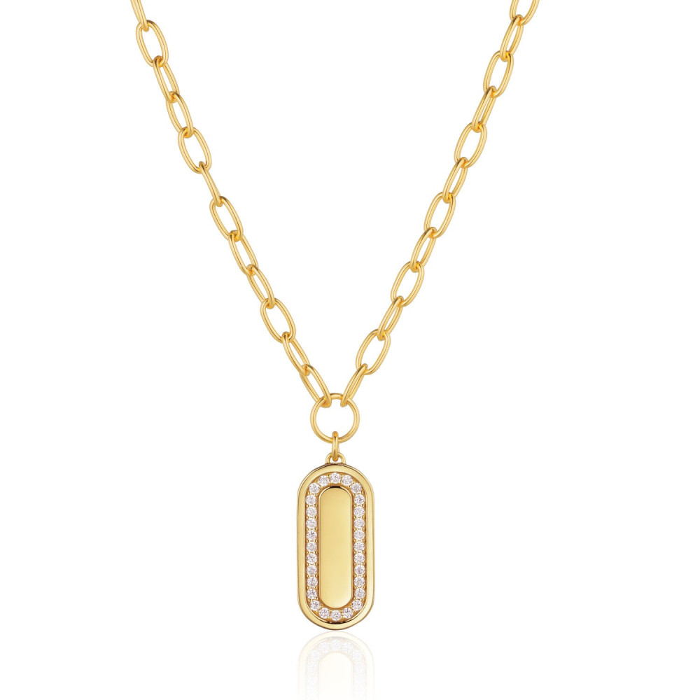 sif-jakobs-sj-n42231-cz-yg-ovale-ketting-met-hanger-goud-op-zilver-en-zirkonia