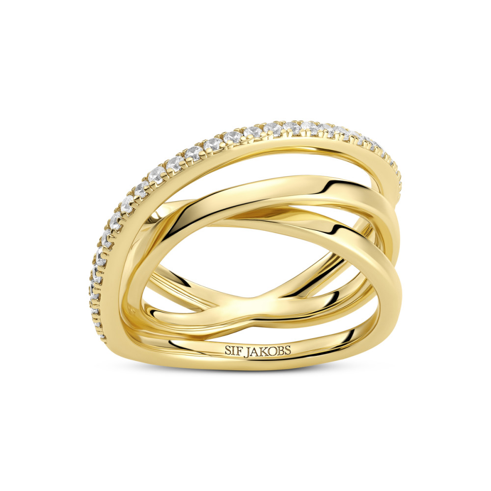 sif-jakobs-sj-r2590-cz-yg-ring-gold-plated-zirkonia-open-banen-golvend