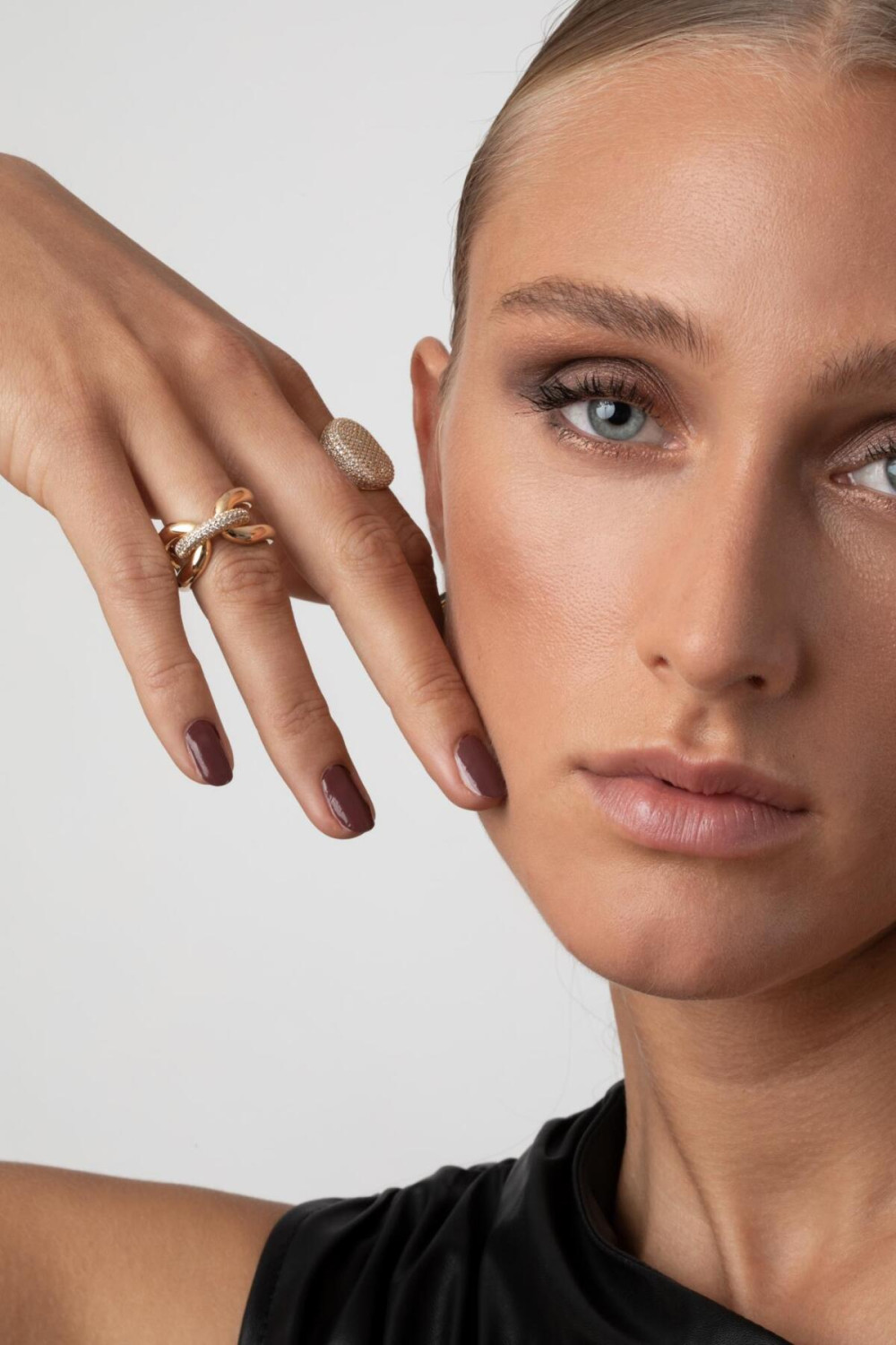 sif-jakobs-sj-r62016-cz-sg-follina-ring-gold-plated-gevlochten-zirkonia-4-mm-breedte