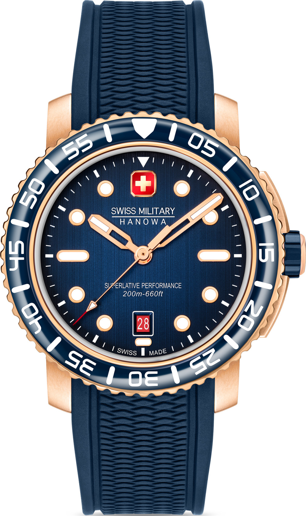 swiss-military-hanowa-black-marlin-smwgn0001720-duikhorloge-staal-siliconen-rosekleurig-blauw-44-mm