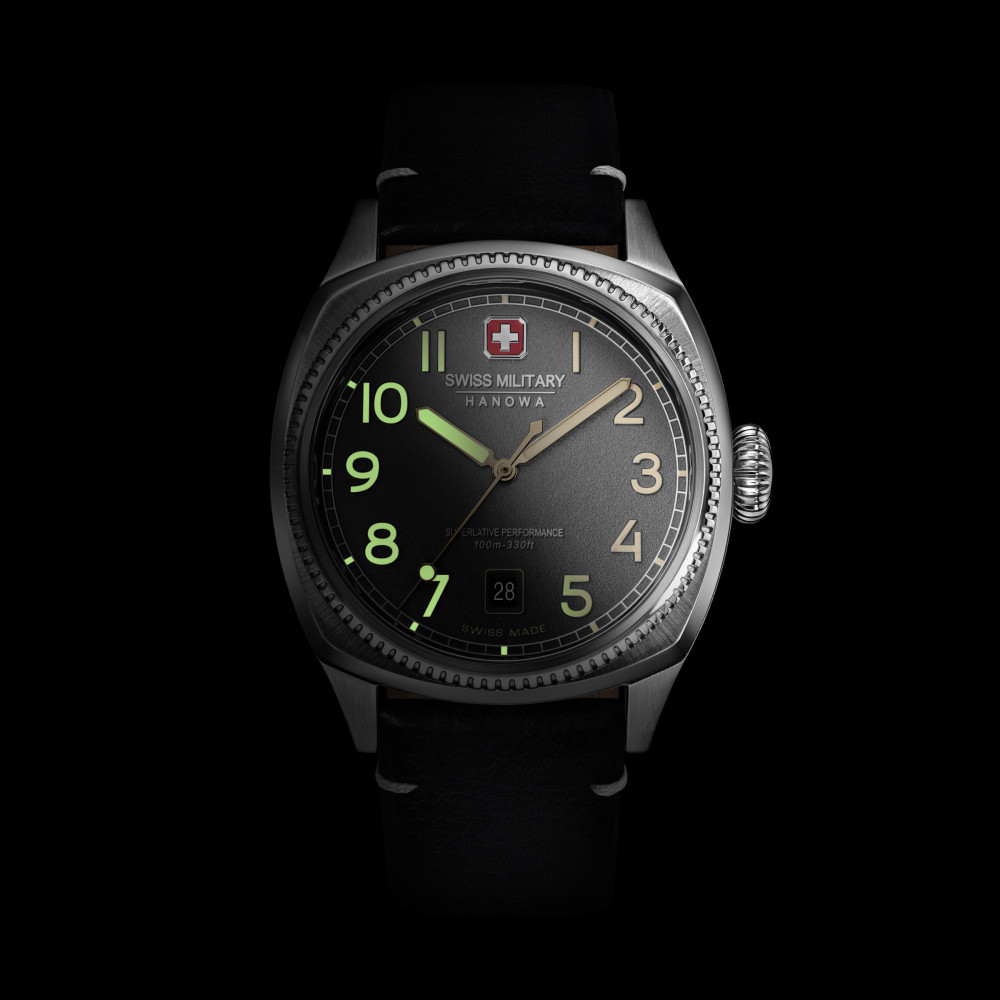 swiss-military-hanowa-condor-smwgb0003702-herenhorloge-quarts-staal-leder-zilverkleurig-grijs-zwart-41-mm