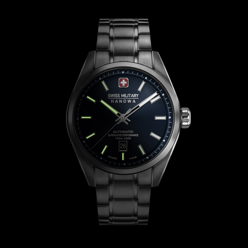 swiss-military-hanowa-majestic-pioneer-smwgl0006202-horloge-automaat-staal-zilverkleurig-blauw-41-mm
