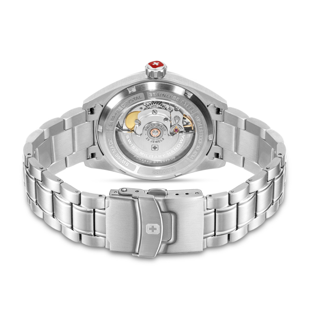 swiss-military-hanowa-majestic-pioneer-smwgl0006204-horloge-zwart-zilverkleurig-automatisch-41-mm