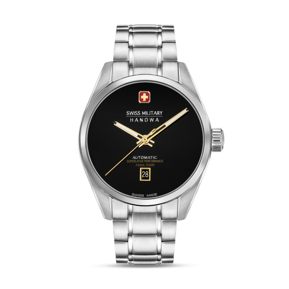 swiss-military-hanowa-majestic-pioneer-smwgl0006204-horloge-zwart-zilverkleurig-automatisch-41-mm
