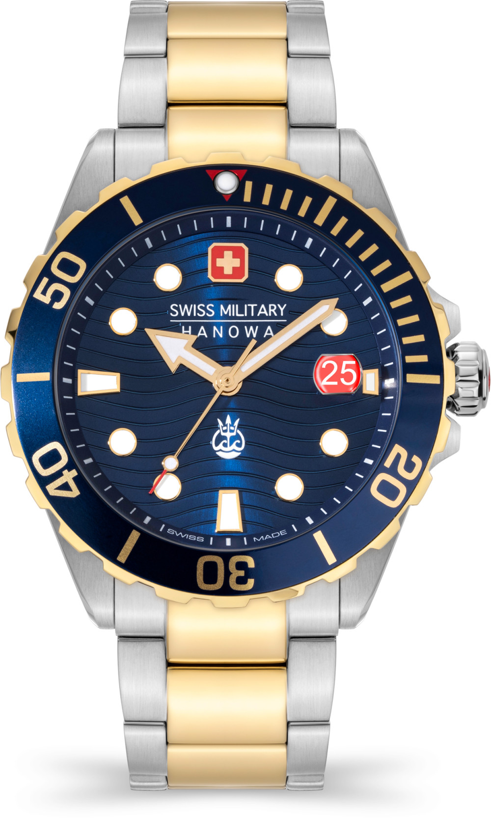 swiss-military-hanowa-offshore-diver-ii-smwgh2200360-duikhorloge-staal-goud-en-zilverkleurig-blauw-44-mm