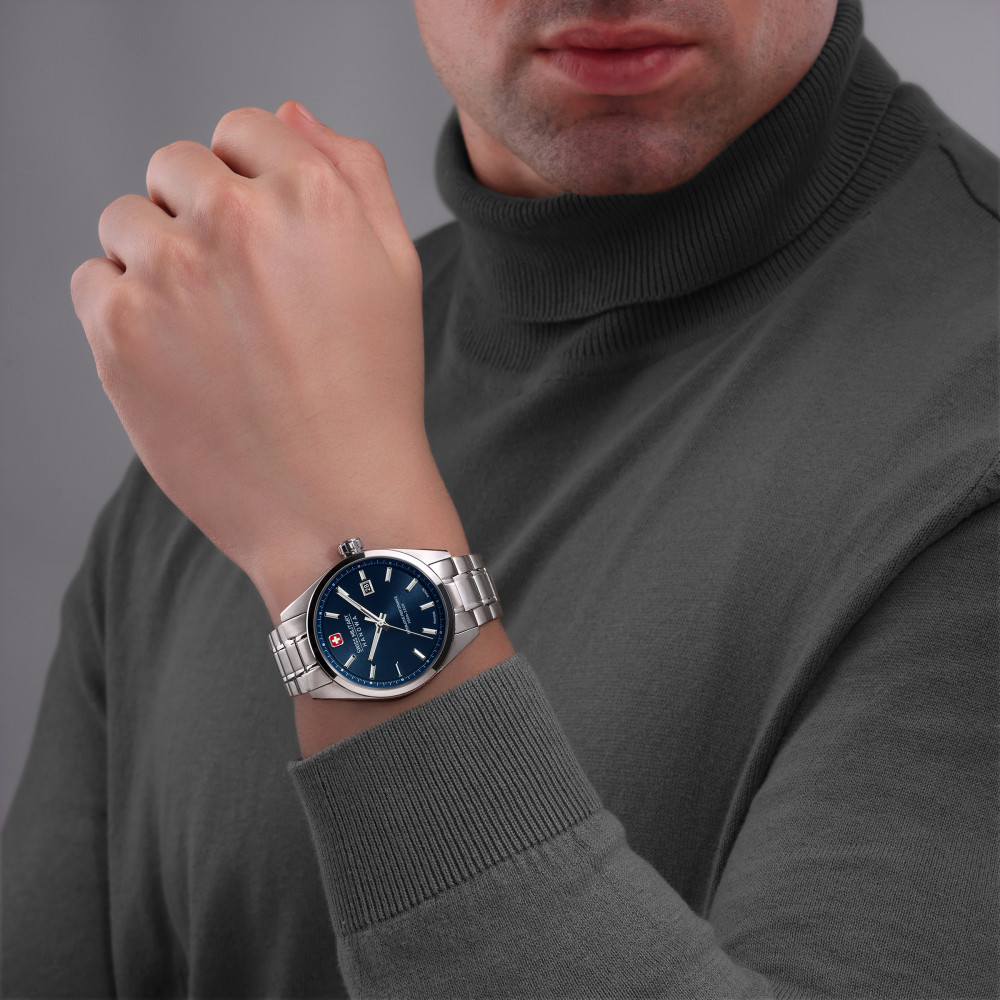 swiss-military-hanowa-pioneer-smwgh0004103-herenhorloge-quarts-staal-zilverkleurig-zwart-41-mm