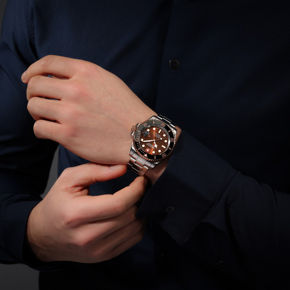 swiss-military-hanowa-sealord-smwgl0006360-duikhorloge-automaat-staal-zilver-en-rosekleurig-bruin-41-mm